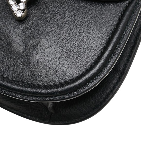 GUCCI Authentic Black Leather Shoulder Bag - Picture 12 of 16